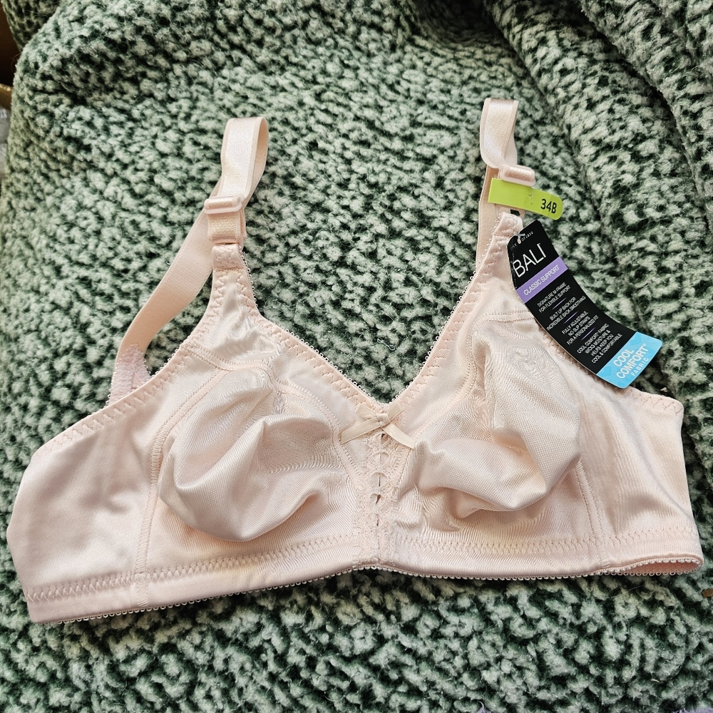 Bali Double Support Wirefree Bra DF3820 Pink 34B Bra